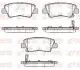 Фото KIA Колодки гальмівні задн.Carens,Ceed,Soul,Hyundai i10,20,30,40,Tucson REMSA (1807.12) зображення 1