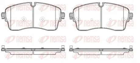 Фото Гальм колод. передн. LAND ROVER DISCOVERY 14- REMSA (1815.00) зображення 1