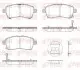 Фото SUZUKI Комплект тормозных колодок IGNIS III (MF) 1.2 Hybrid 16- REMSA (1833.02) изображение 1