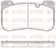 Фото Колодки гальмівні (передні) BMW 5 (G30/F90) 17- /X5 (G05/F95) 19- (Brembo) REMSA (183400) зображення 1