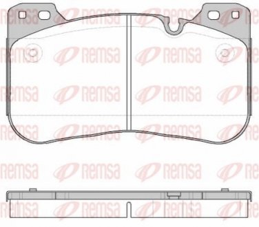 BMW Гальмівні колодки передн. 5 (G30, F90) M5 17-23 REMSA 183400