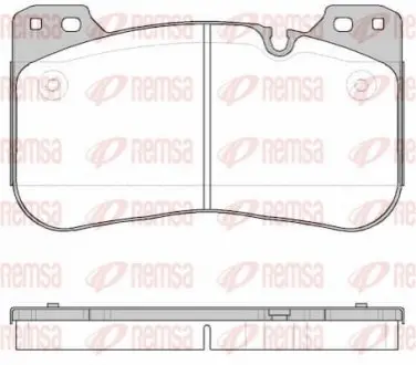 Тормозные колодки (передние) BMW 5 (G30/F90)/X5 (G05/F95)/3 (G20/G80) 17- (Brembo) Q+ REMSA 183400 Купить в Украине