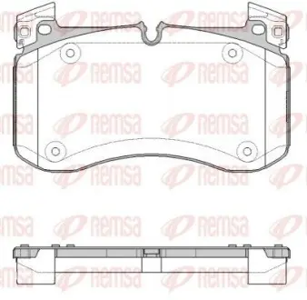 Тормозные колодки (передние) MB GLE (V167/X167)/G-class (W463) 18- (Brembo) Q+ REMSA 184000
