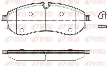 Колодки гальмівні (задні) VW Crafter 16- (CBI) Q+ REMSA 185600 Купити в Україні