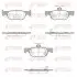 Фото Тормозные колодки (задние) Mazda 3 18-/CX-30 19- (с датчиком) REMSA (186902) изображение 1