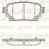 Фото Колодки гальмівні (задні) Toyota Rav4 18-/Highlander 19- (з датчиком) REMSA (187200) зображення 1