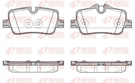 Тормозные колодки (задние) BMW 3 (G20/G80/G28)/4 (G22/G82) 18- REMSA 187300 (фото 1)