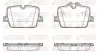 Фото Колодки гальмівні (задні) BMW 3 (G20/G21/G80/G81)/Z4 (G29) 18-/4 (G22/G82)/i4 20-/Toyota Supra 19 REMSA (1874.00) зображення 1