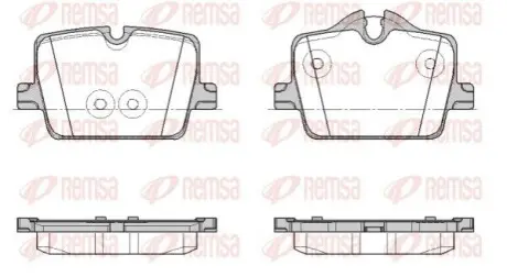 Колодки гальмівні (задні) BMW 3 (G20/G21/G80/G81)/Z4 (G29) 18-/4 (G22/G82)/i4 20-/Toyota Supra 19 REMSA 1874.00 Купити в Україні