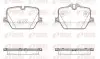 Фото Колодки гальмівні (задні) BMW 3 (G20/G21/G80/G81/G28)/4 (G22/G23/G82/G83/G26) 18-/i4 (G26) 21 REMSA (187500) зображення 1