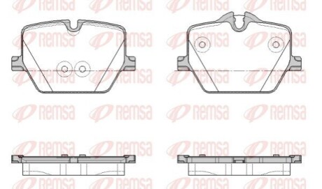 Колодки гальмівні (задні) BMW 3 (G20/G21) 18- REMSA 187500