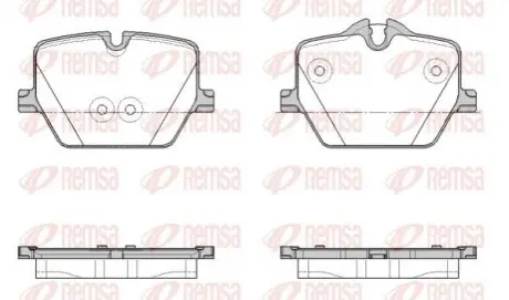 Колодки гальмівні (задні) BMW 3 (G20/G21/G80/G81/G28)/4 (G22/G23/G82/G83/G26) 18-/i4 (G26) 21 REMSA 187500 Купити в Україні