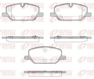OPEL Гальмівн колодки передн. INSIGNIA B Grand Sport (Z18) 1.5 (68) 17 REMSA 1926.12 Купити в Україні