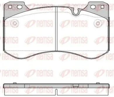 BMW Гальм. колодки передн. 5 (G30, F90) M5 17-23 REMSA 1959.00 Купить в Украине