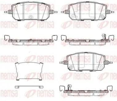 MAZDA Колодки гальм. передні MX-30 (DR) e-SKYACTIV 20 REMSA 1960.02 Купити в Україні