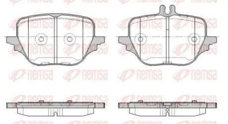 DB Колодки гальмівні задні X254, V223, W223, Z223 REMSA 1966.00 Купити в Україні