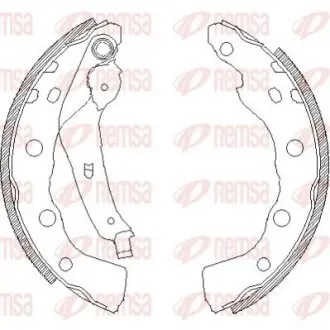 Тормозные колодки.) REMSA 405900