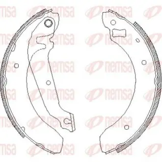 FORD Щеки тормозные Sierra 82-93 REMSA 4062.00 Купити в Україні