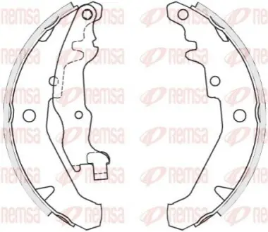 Тормозные колодки.) REMSA 413901