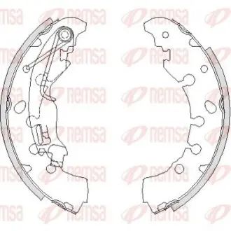 Тормозные колодки.) REMSA 416100