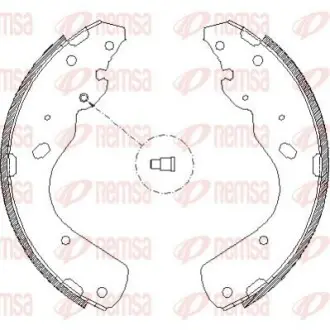 FORD гальм колодки задн. RANGER 2.5 TD 02-06, MAZDA B-SERIE 2.5 D 02-06 REMSA 4175.00 Купить в Украине