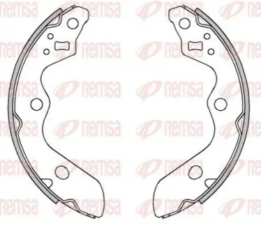 SUZUKI Колодки тормозные барабанные IGNIS III (MF) 1.2 AllGrip 16- REMSA 4526.00