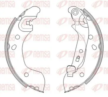 NISSAN щоки гальмівні MICRA K12 03 REMSA 4536.00 Купити в Україні