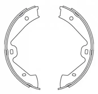 VW Колодки гальмівні барабанні Touareg 10- REMSA 467500 Купити в Україні