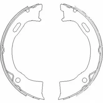 Фото JEEP Колодки гальмівні барабанні Grand Cherokee 95- REMSA (469500) зображення 1