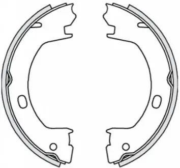 Гальмівні колодки ручного гальма REMSA 473900 Купити в Україні
