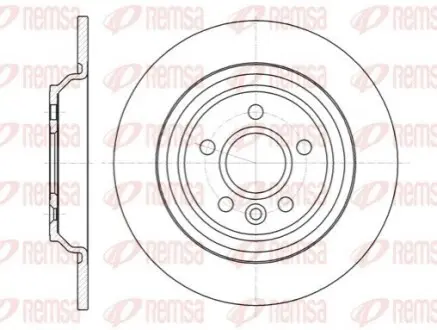 Диск гальмівний (задній) Ford Focus III/IV 10- (301.6x11) REMSA 6104500