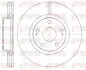 Диск гальмівний (передній) Toyota Avensis/Corolla 03-09 (295x26) REMSA (61050.10) зображення 1