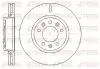 Тормозной диск передний. Fiat Scudo 07 REMSA 61052.10