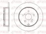Диск гальмівний (задній) Toyota Corolla 1.6/1.8 16V/2.0/2.2 D4d 01-09 (290x10) REMSA (6108800) зображення 1