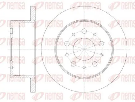 Тормозной диск REMSA 6112000
