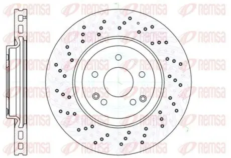 Диск гальмівний REMSA 61138.10 Купити в Україні