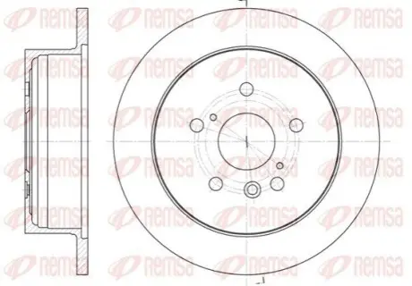 Фото Тормозной диск REMSA (6115800) изображение 1