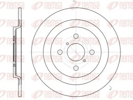 Фото Диск гальмівний REMSA (61173.00) зображення 1