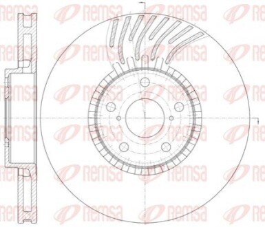 Диск гальмівний REMSA 61179.11
