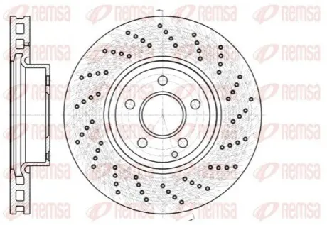 Тормозной диск REMSA 6118510
