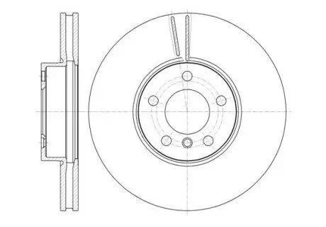 Диск гальмівний (передній) BMW X5 (E70/F15) 07-/X6 (F16,F86) 10- (332x30) (з покриттям) (вентил.) REMSA 61307.10 Купити в Україні