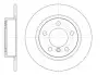 Диск гальмівний (задній) Mini Countryman (R60)/Paceman (R61) 10-16 (280x10) REMSA (6144100) зображення 1