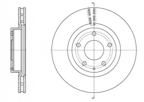 Фото Диск гальмівний REMSA (6157410) зображення 1