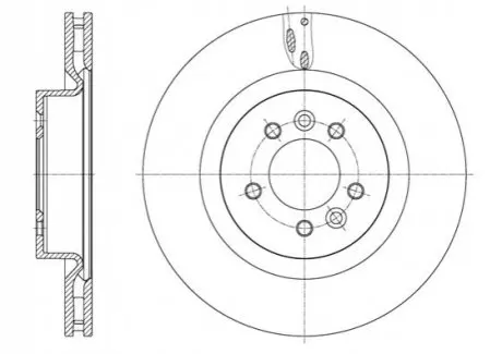 Фото Диск гальмівний (передній) Land Rover Discovery V 16-/ Range Rover 12- (360x30) (з покриттям/вент.) REMSA (61613.10) зображення 1