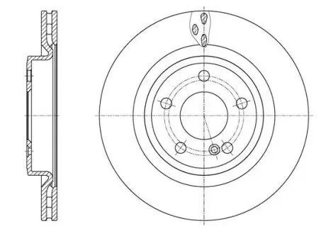 Фото DB диск гальм задн. A176 REMSA (61633.10) изображение 1