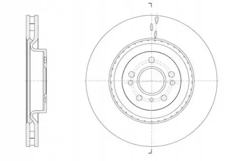 Фото Диск гальмівний REMSA (6163410) зображення 1