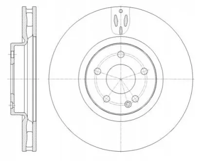 Фото Диск гальмівний REMSA (6165710) зображення 1
