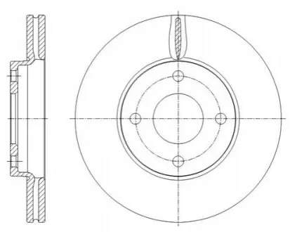 Фото Диск гальмівний REMSA (6177810) зображення 1