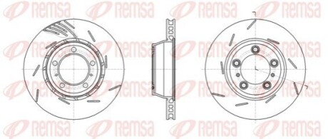 PORSCHE Диск гальмівний лів PANAMERA 3.0 D REMSA 61861.11 (фото 1)
