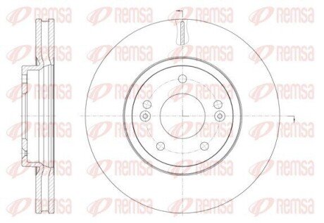 Диск гальмівний REMSA 61885.10 (фото 1)